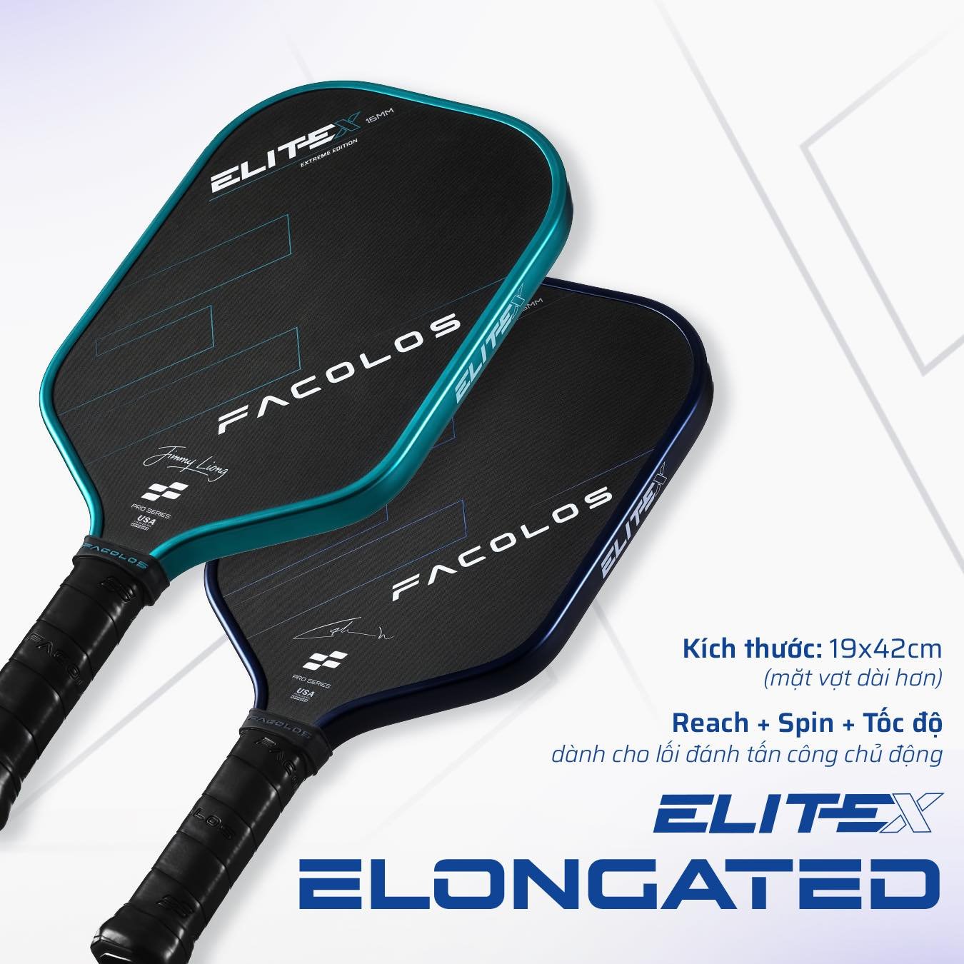 Vợt Pickleball Facolos Elite X Signature - Malaysia Edition