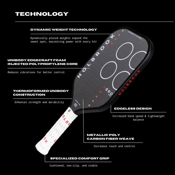 Vợt Pickleball Holbrook Pro - Aero Metallic T