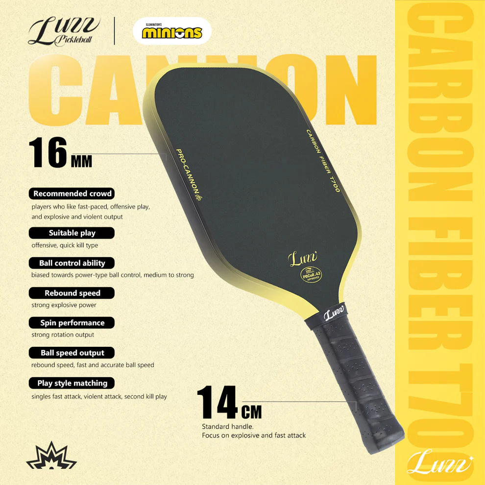 Vợt Pickleball Luzz Minions Cannon