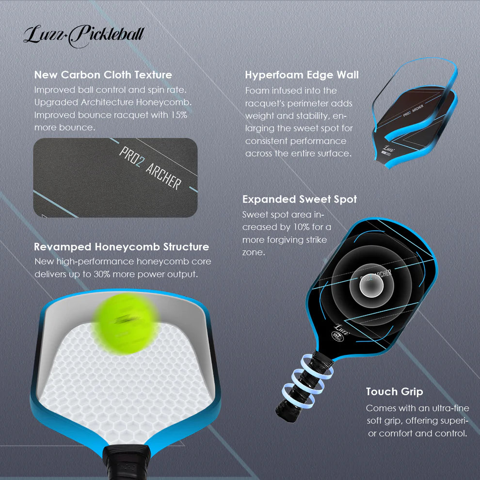 Vợt Pickleball Luzz Pro 2.0 Saber
