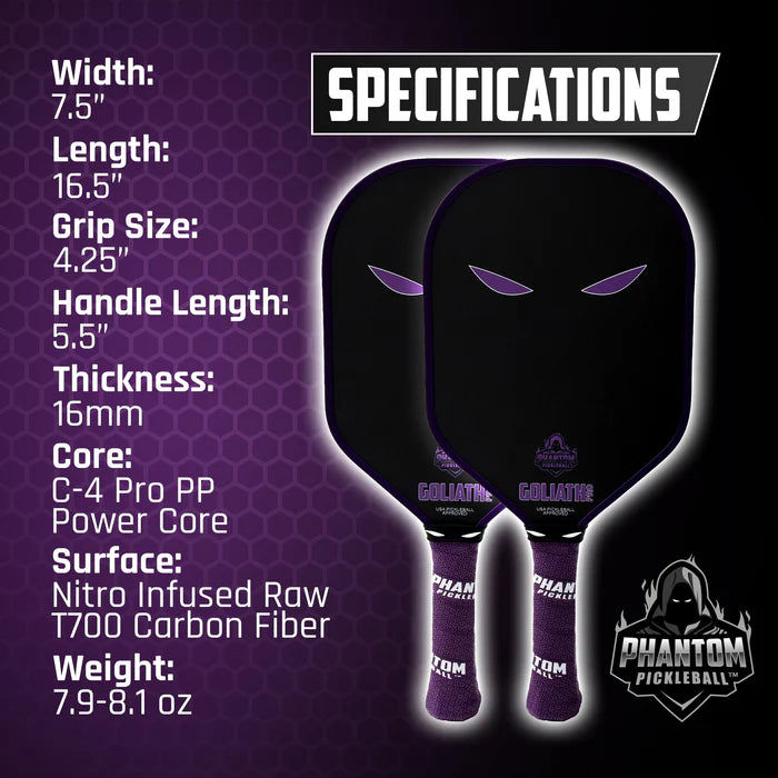 Vợt Pickleball Phantom Goliath Pro
