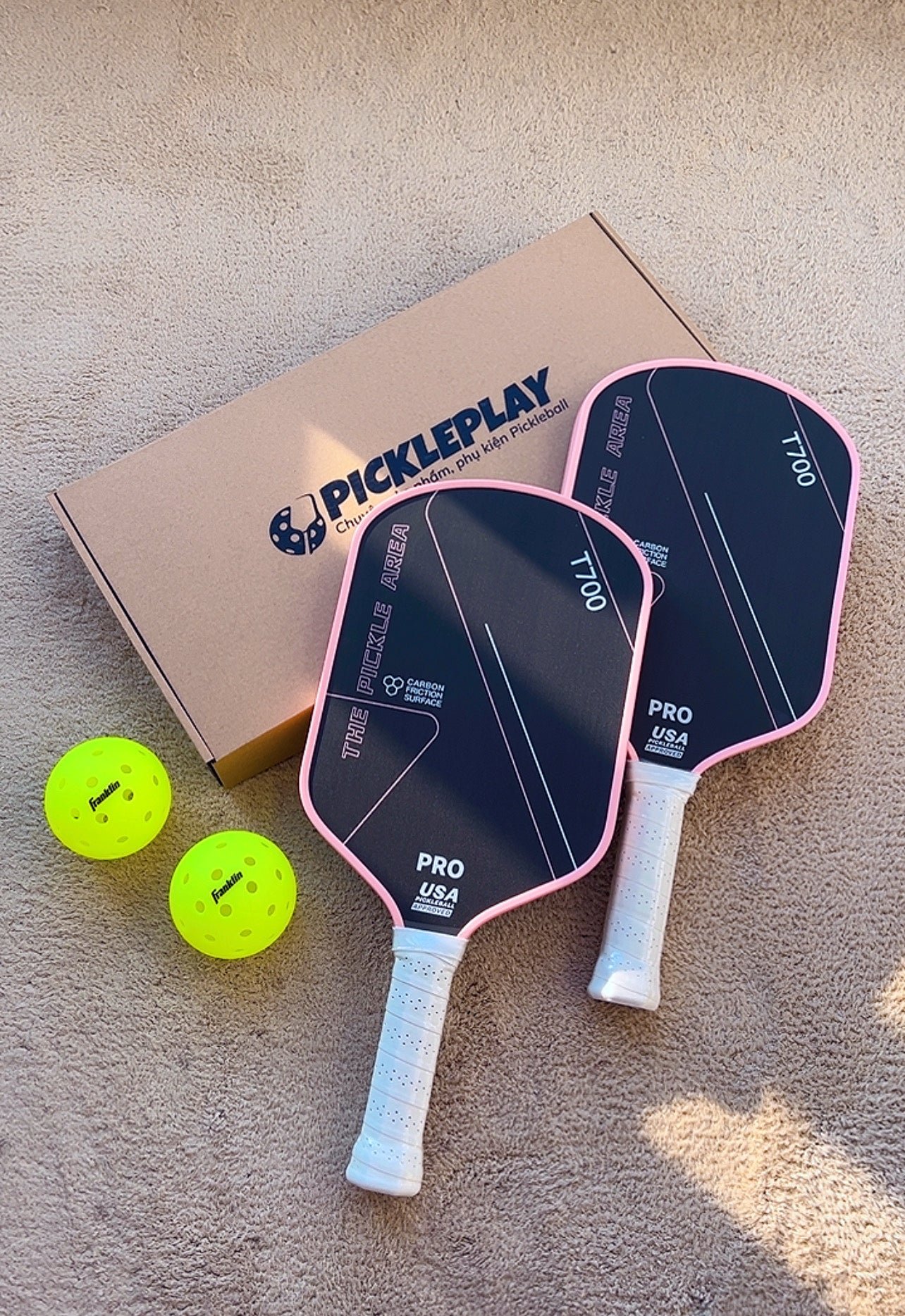 Vợt Pickleball Carbon Friction T700 Pro Series