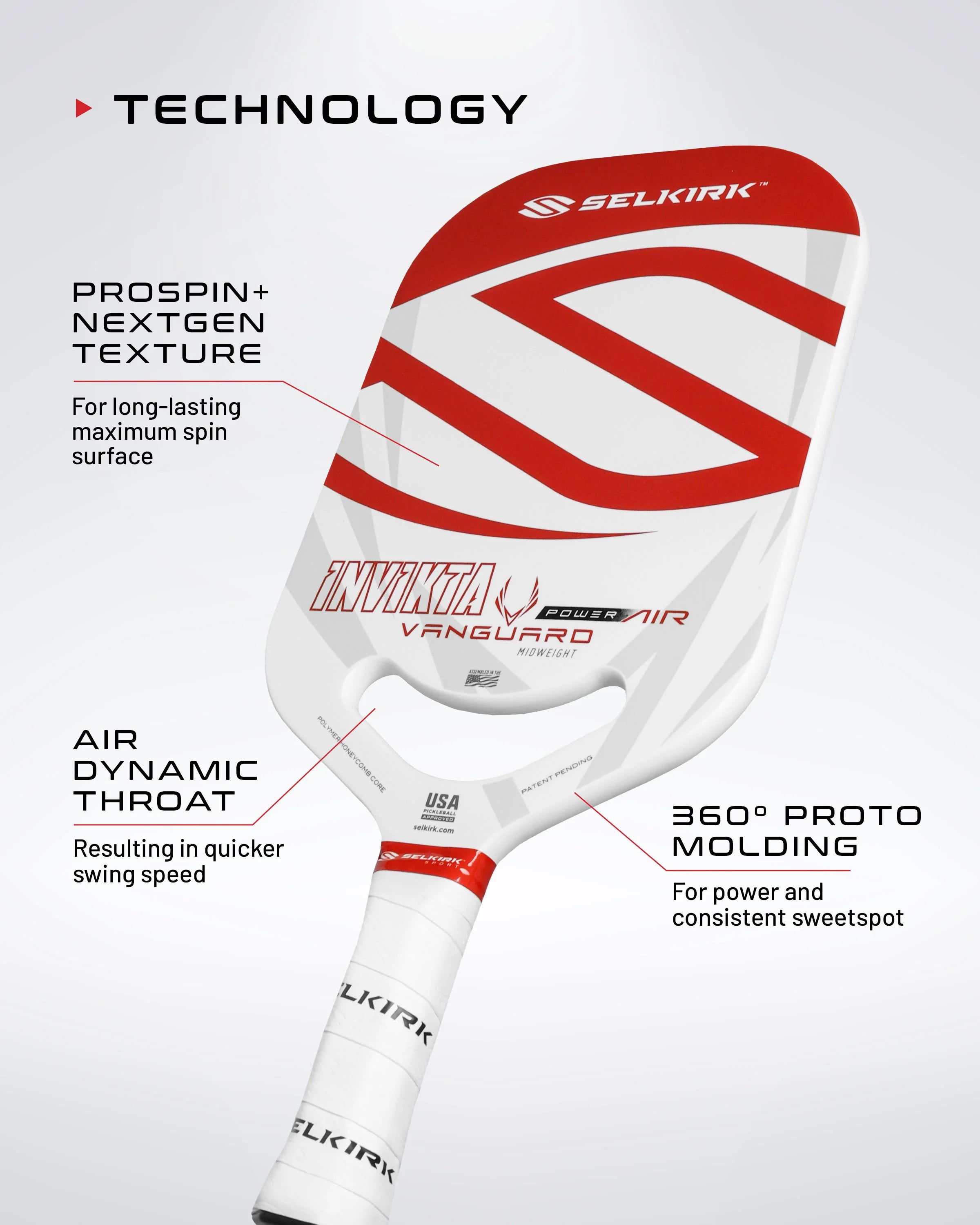 Vợt Pickleball Selkirk Vanguard Power Air - Epic