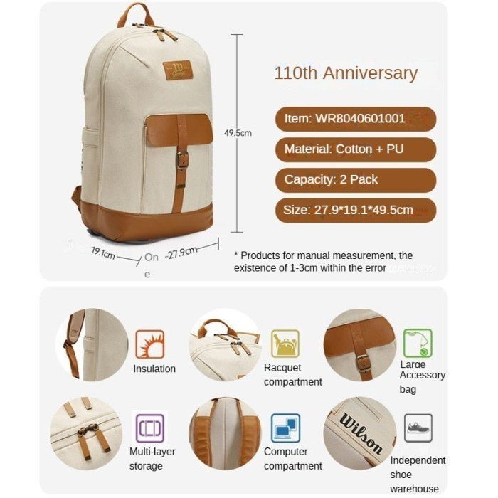 Balo Pickleball Wilson 110th Anniversary Backpack