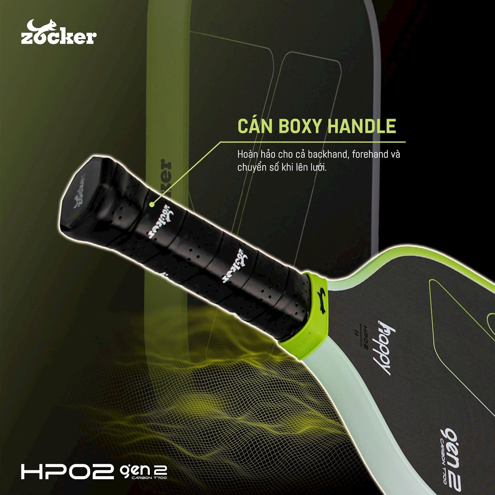 Vợt Pickleball Zocker Happy HP02 Gen 2